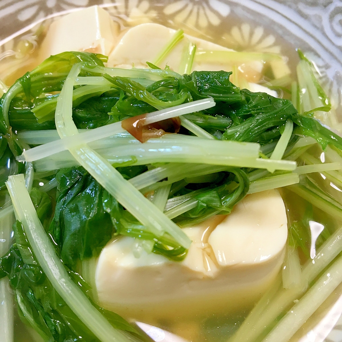 胃にやさしい 水菜と豆腐の葛煮 レシピ 作り方 By 珈琲の木 楽天レシピ 胃にやさしい 水菜と豆腐の葛煮 レシピ 作り方 By 珈琲の木 楽天レシピ